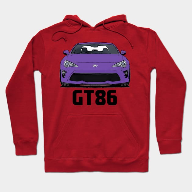 Toyota GT86/Subaru BRZ - Purple Hoodie by Woreth